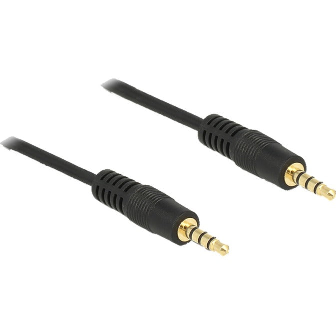 Delock 3,5 mm male > 3.5 mm male kabel (zwart, 2 meter)