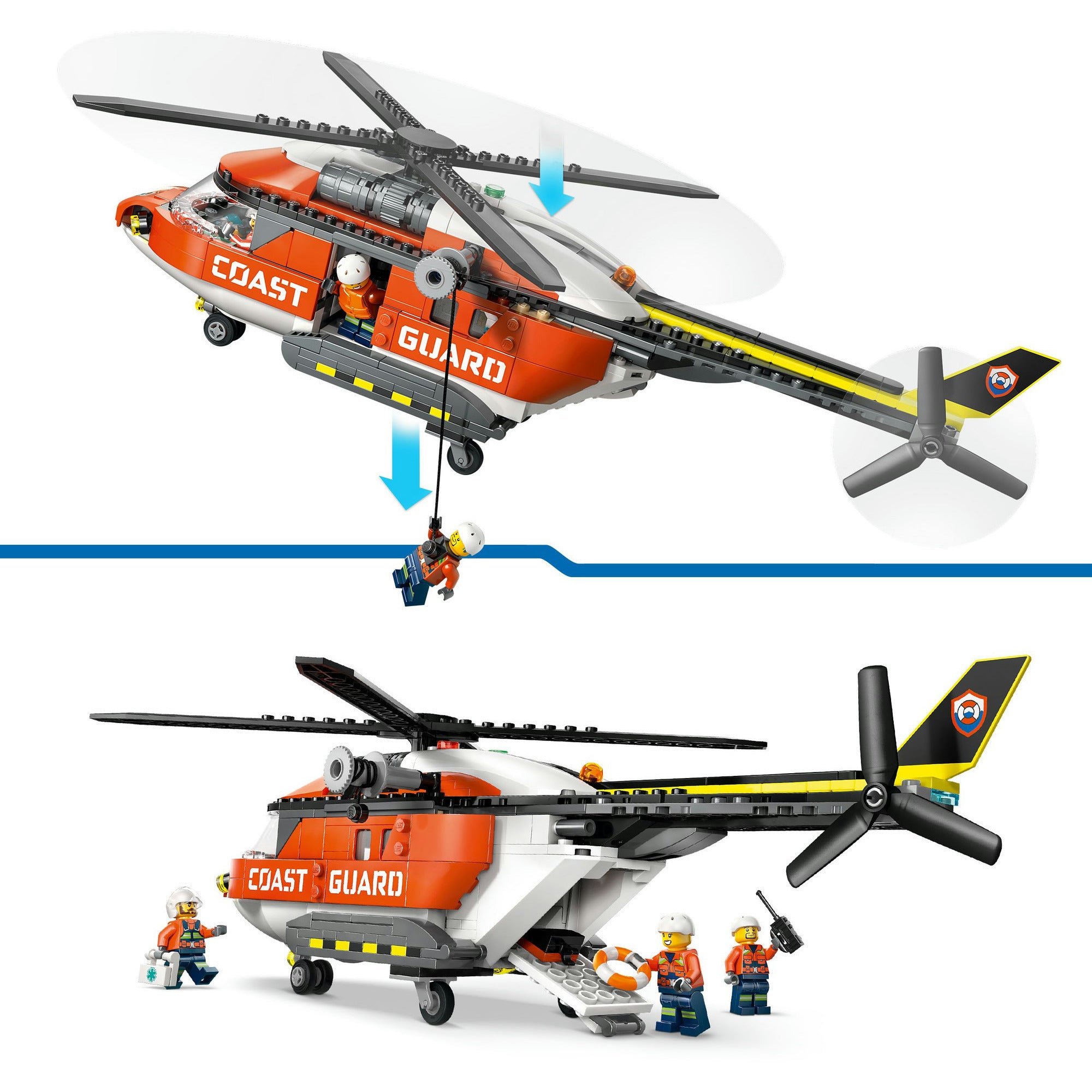 LEGO City 60503 Hubschrauber der Küstenwache