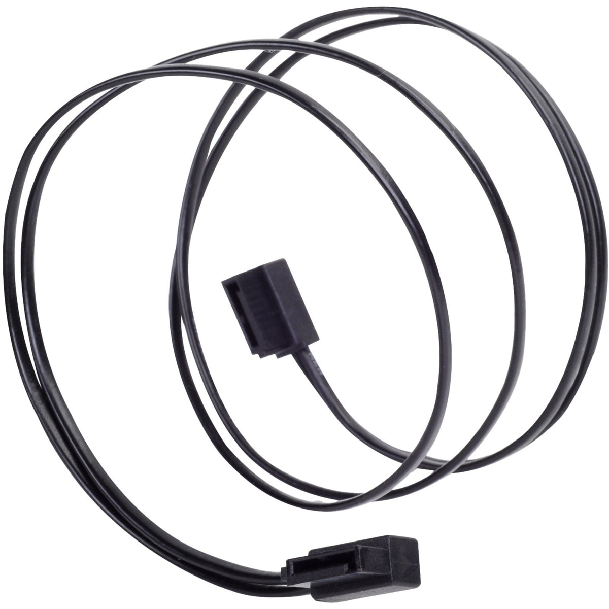Silverstone sata iii kabel 50cm (zwart, 6gb s, low profile connector, cp11b-500)