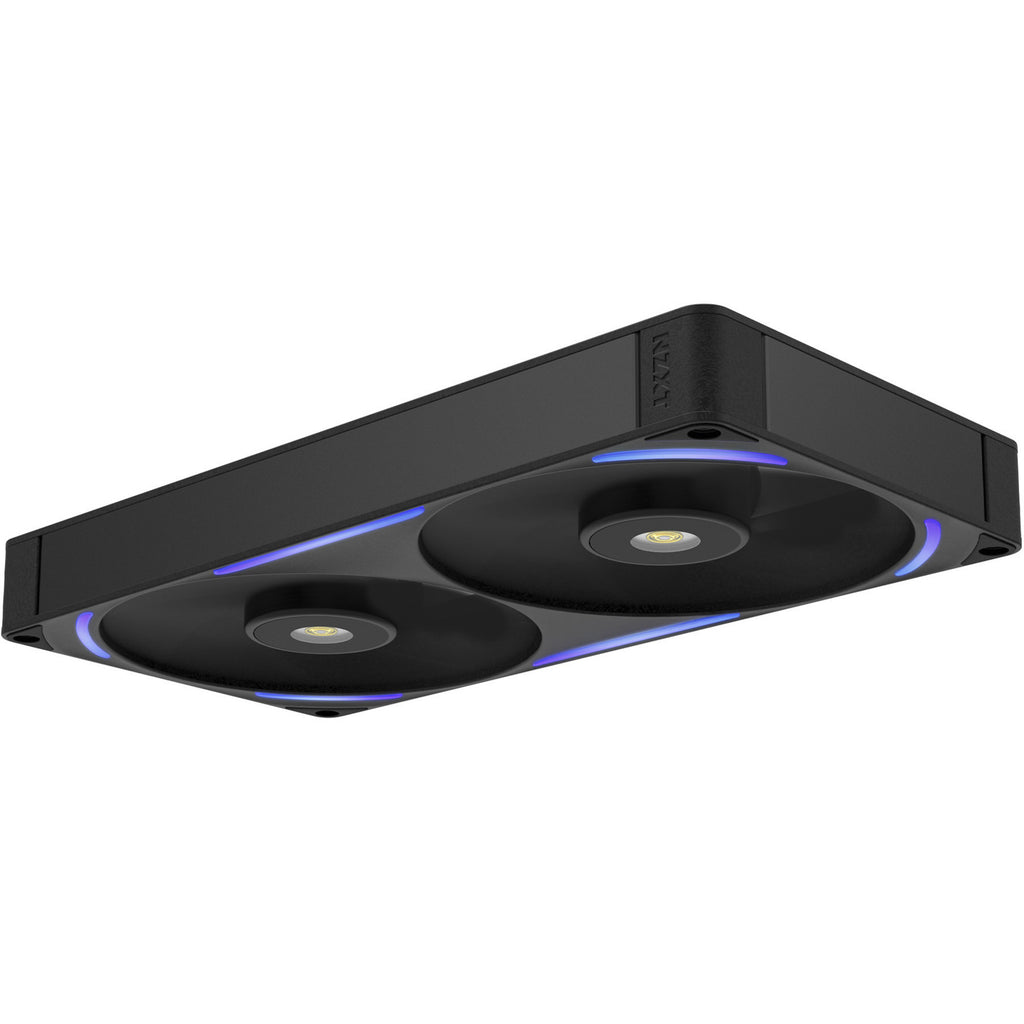 Nzxt performance fan f280x rgb case fans (zwart, 2 stuks, 280 x 140 x 30 mm, pwm)