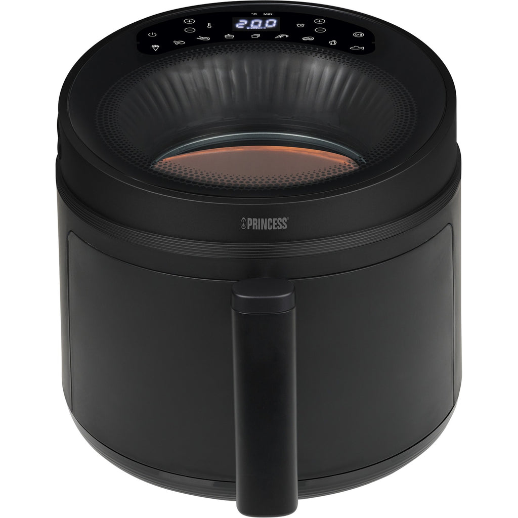 Princess cyclone vision airfryer heteluchtfriteuse (zwart, 5 liter)