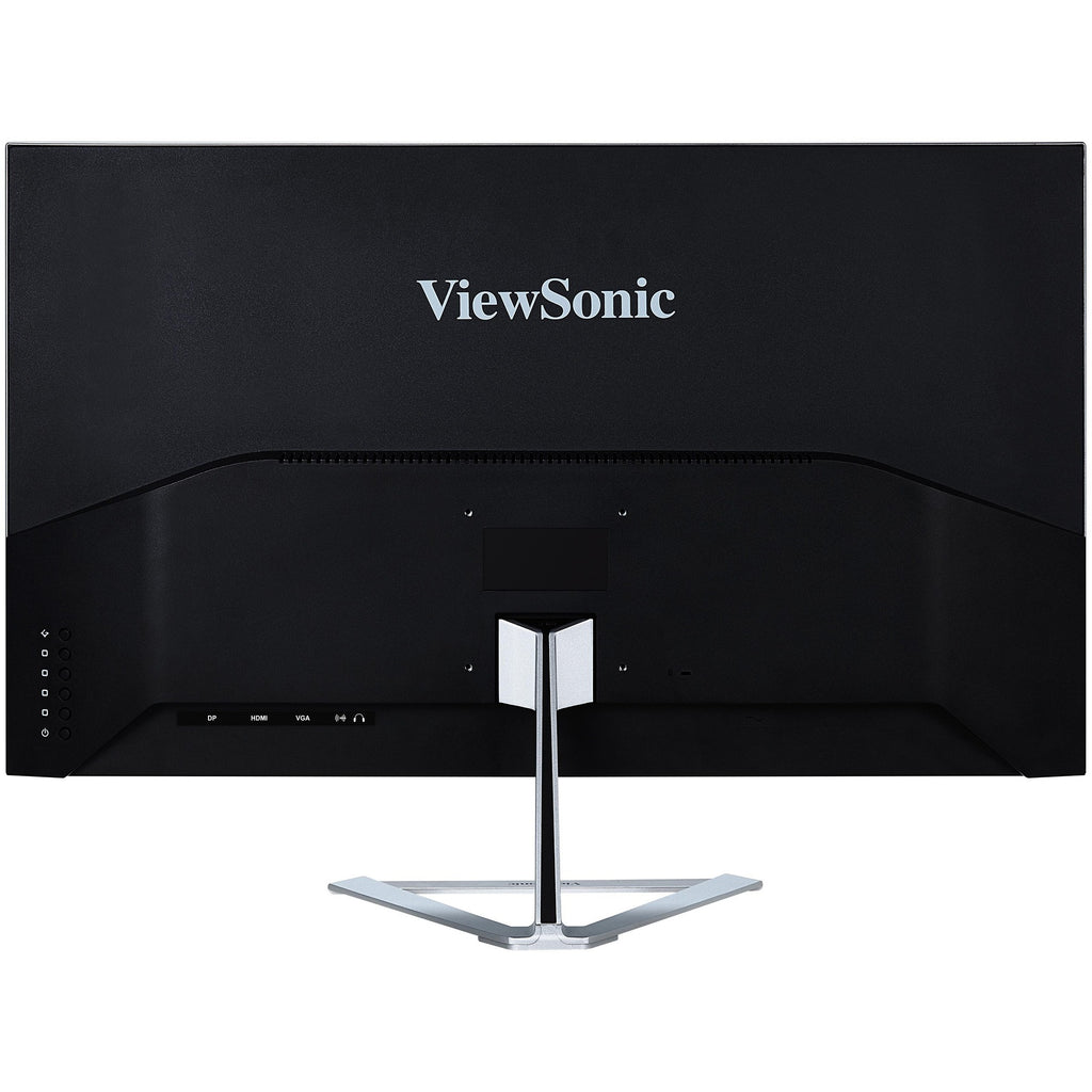 Viewsonic vx3276-mhd-3 31.5 monitor (zwart (mat) zilver, 1x hdmi, 1x displayport, vga, audio)