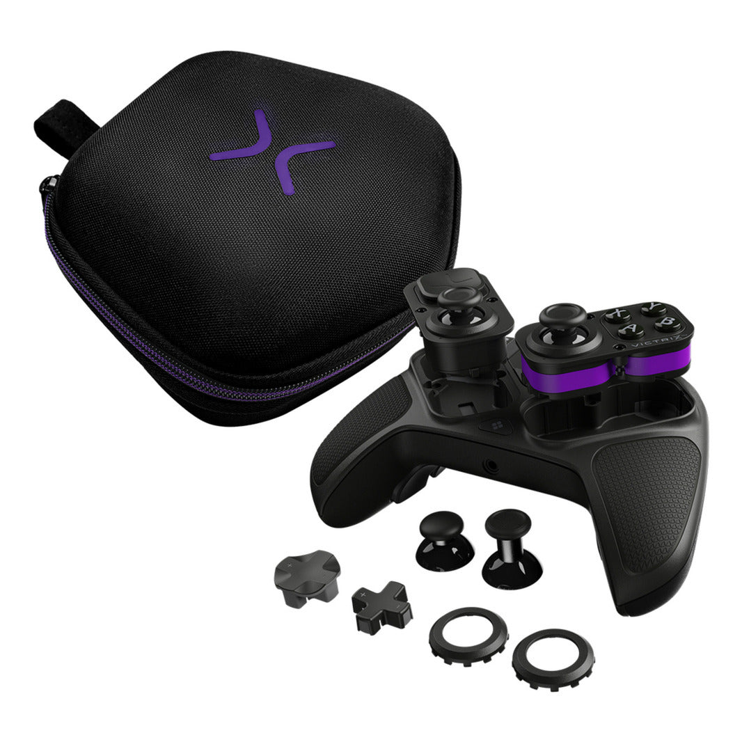 Turtle beach victrix pro bfg reloaded wireless modular controller (grijs, pc, steam deck)