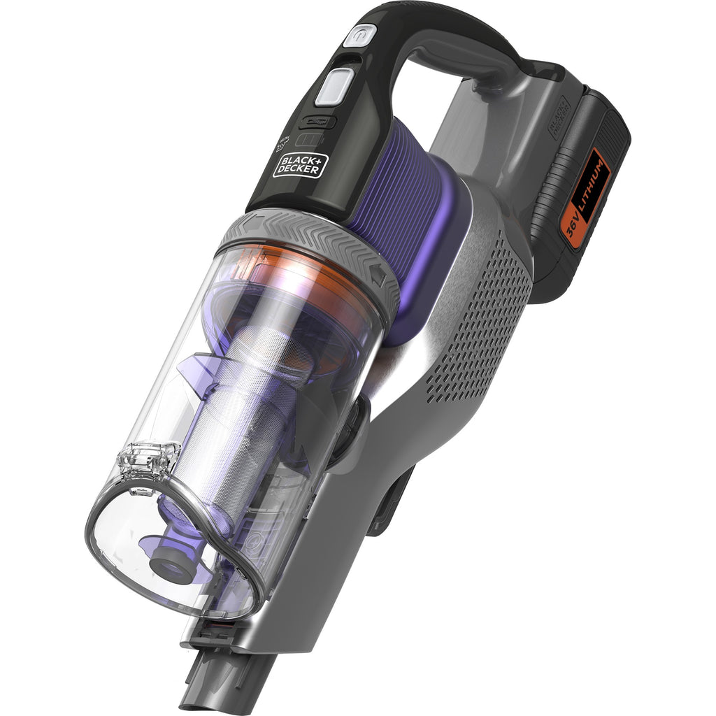 Black+decker 36v 4-in-1 powerseries extreme pet steelstofzuiger (paars)