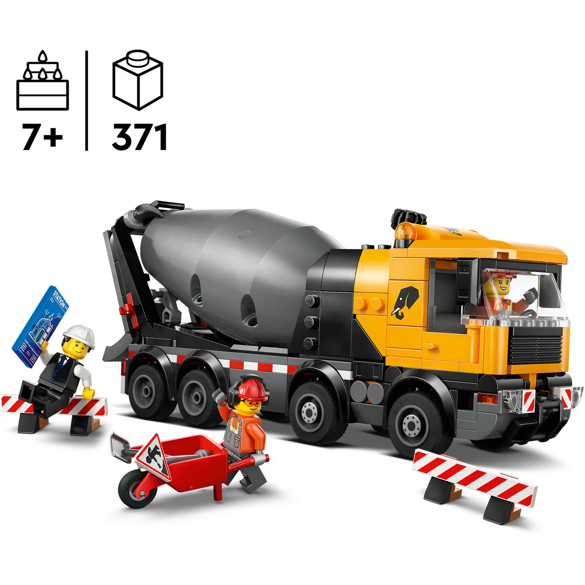 LEGO City Betonmischer Bauspielzeug
