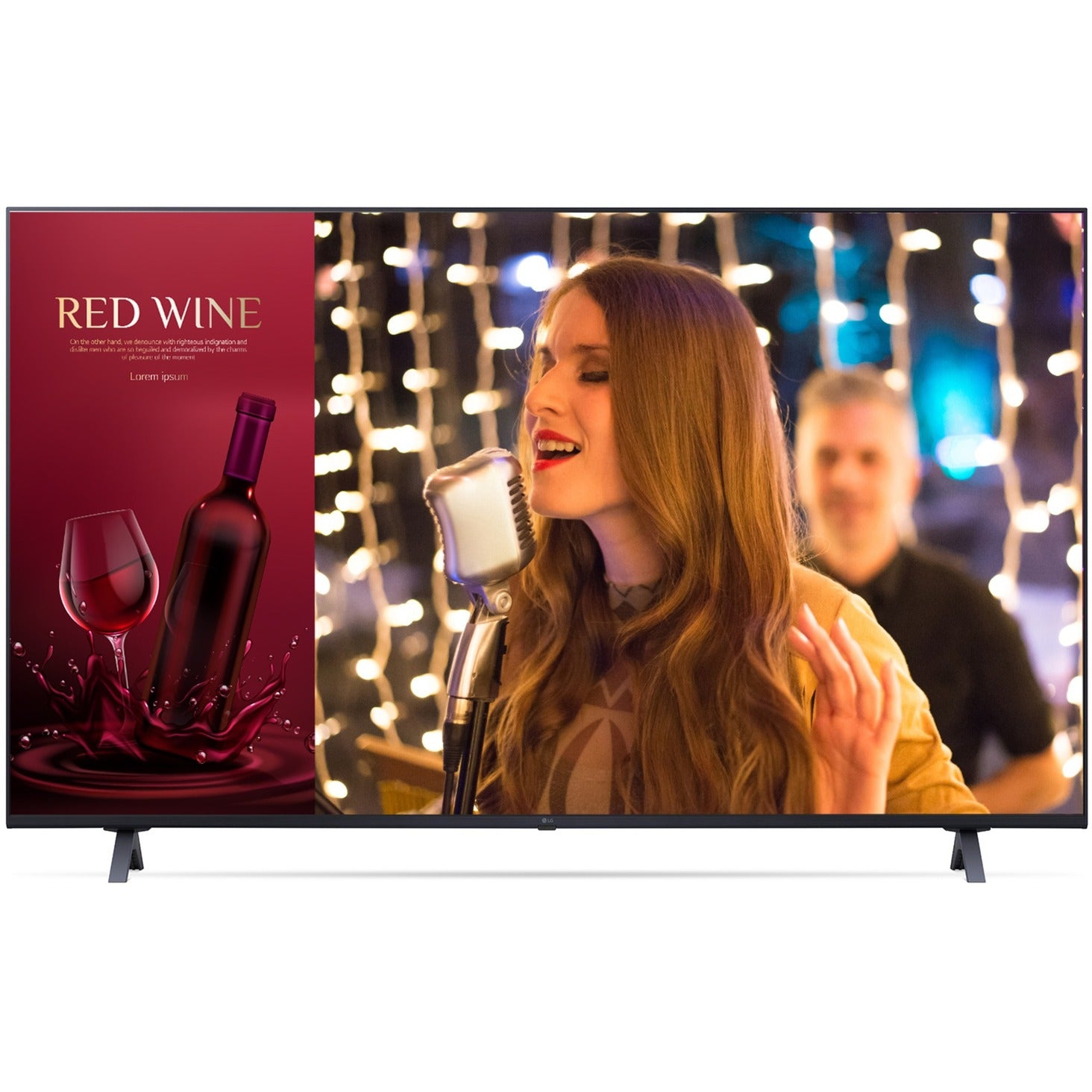50un640s uhd tv signage 50 4k uhd monitor (blauw, 3x hdmi, usb-a, wlan, bt, lan, hdr10)