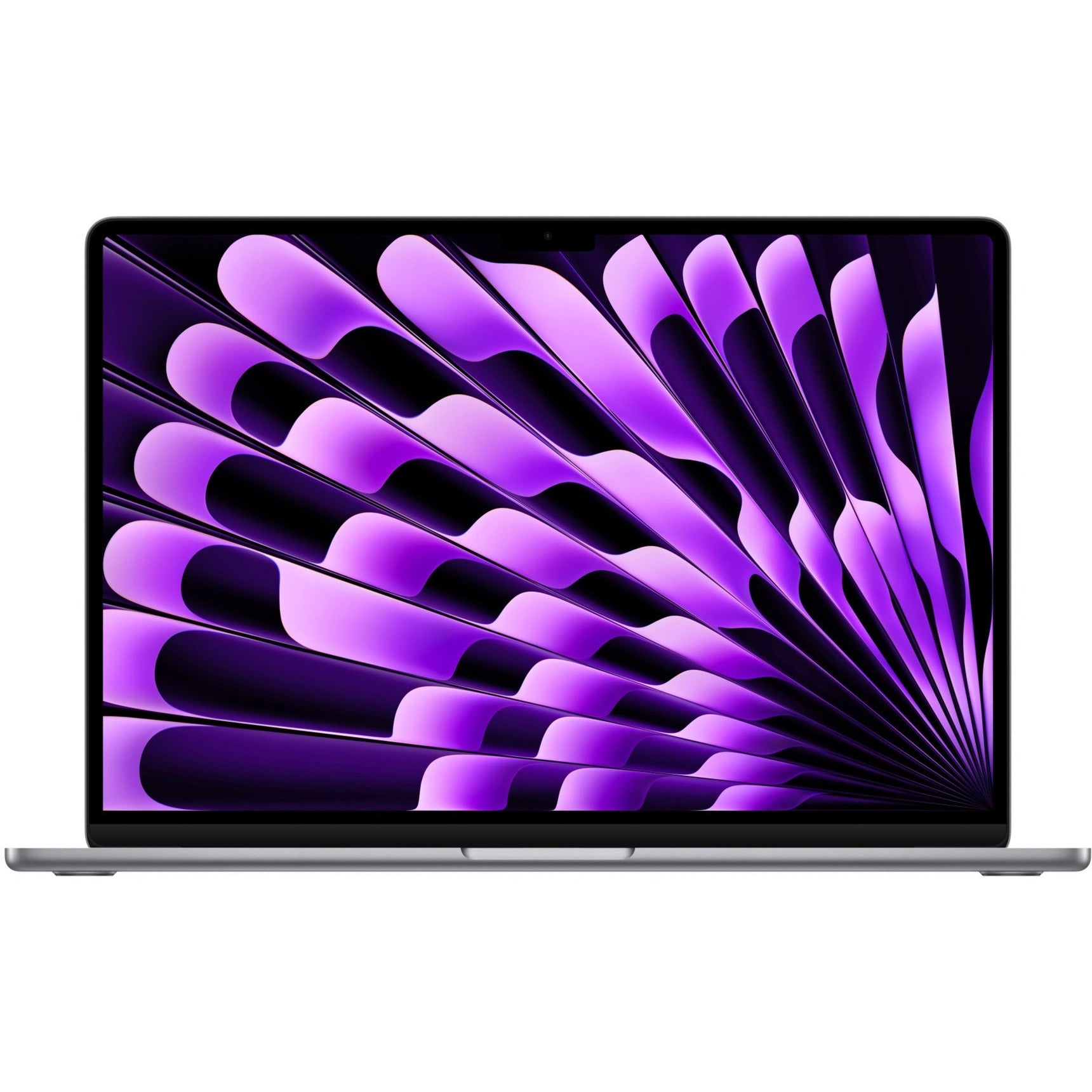 Apple macbook air 15 (mqkp3n a) refurbished laptop (grijs | m2 | 10-core gpu | 8 gb | 256 gb ssd | space grey)