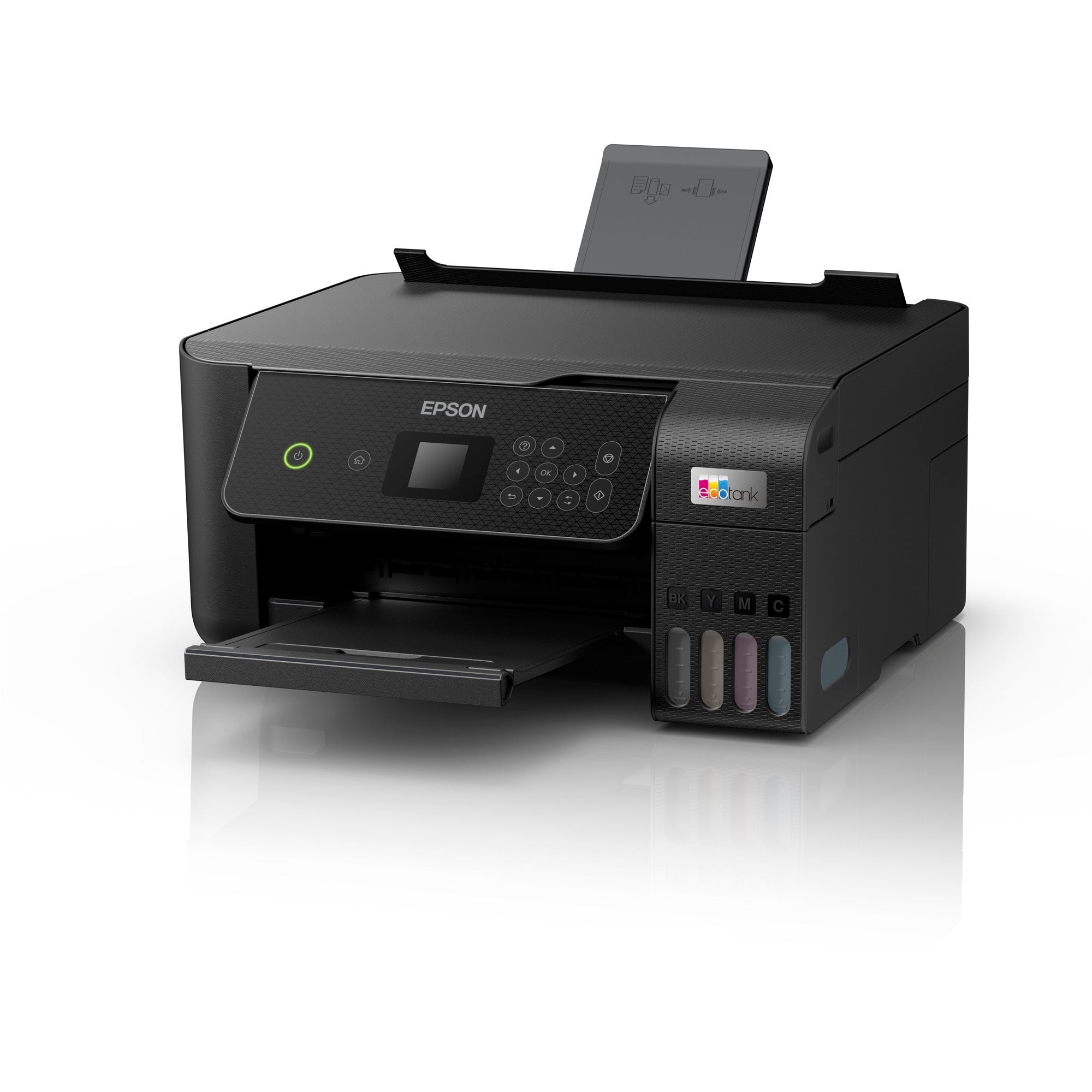 Epson ecotank et-2870 a4 multifunctionele wi-fi-printer met inkttank all-in-one inkjetprinter (zwart, scannen, kopiëren, inclusief tot 3 jaar inkt)