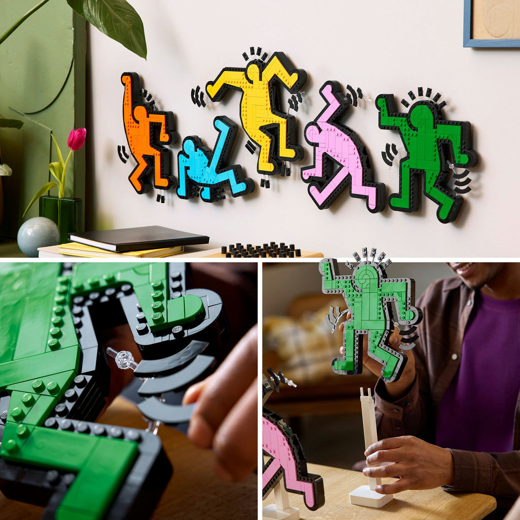 LEGO Art 31216 Keith Haring tanzende Figuren