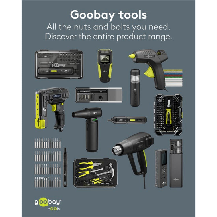 Goobay cordless mini vacuum cleaner advanced handstofzuiger (wit)