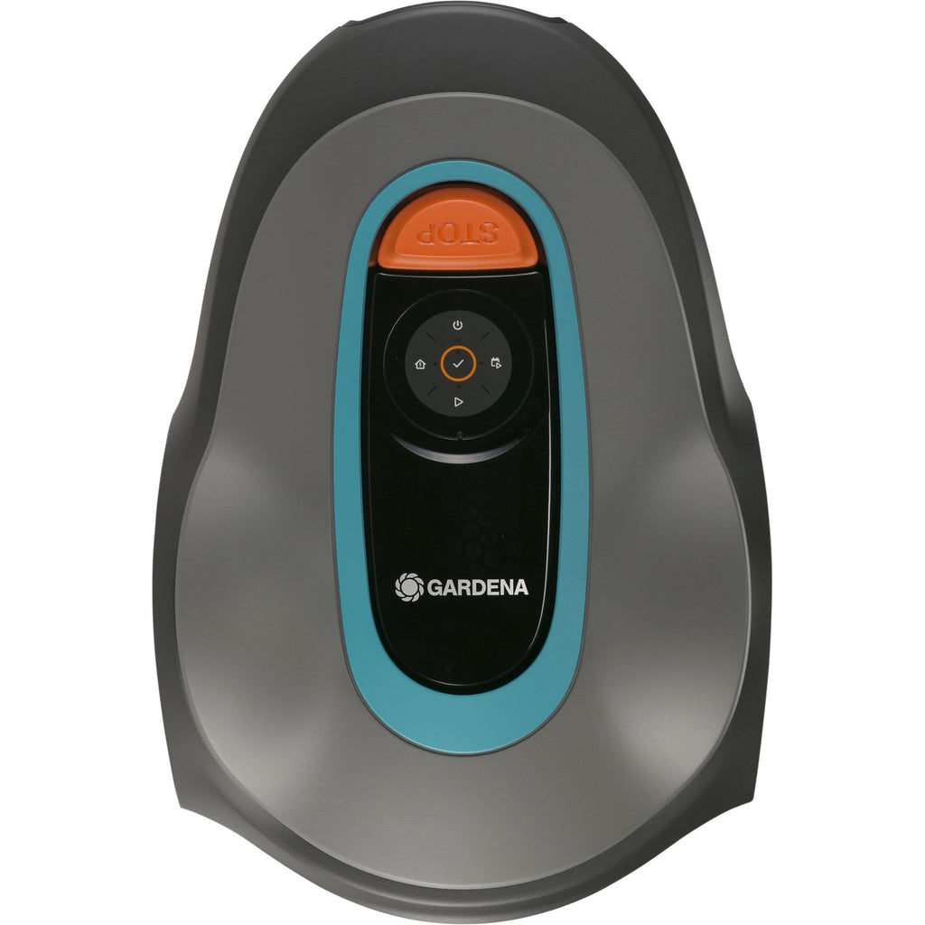 Gardena robotmaaier sileno minimo 500 (grijs turquoise, 500 m², li-ion accu + basisstation inbegrepen, bluetooth)