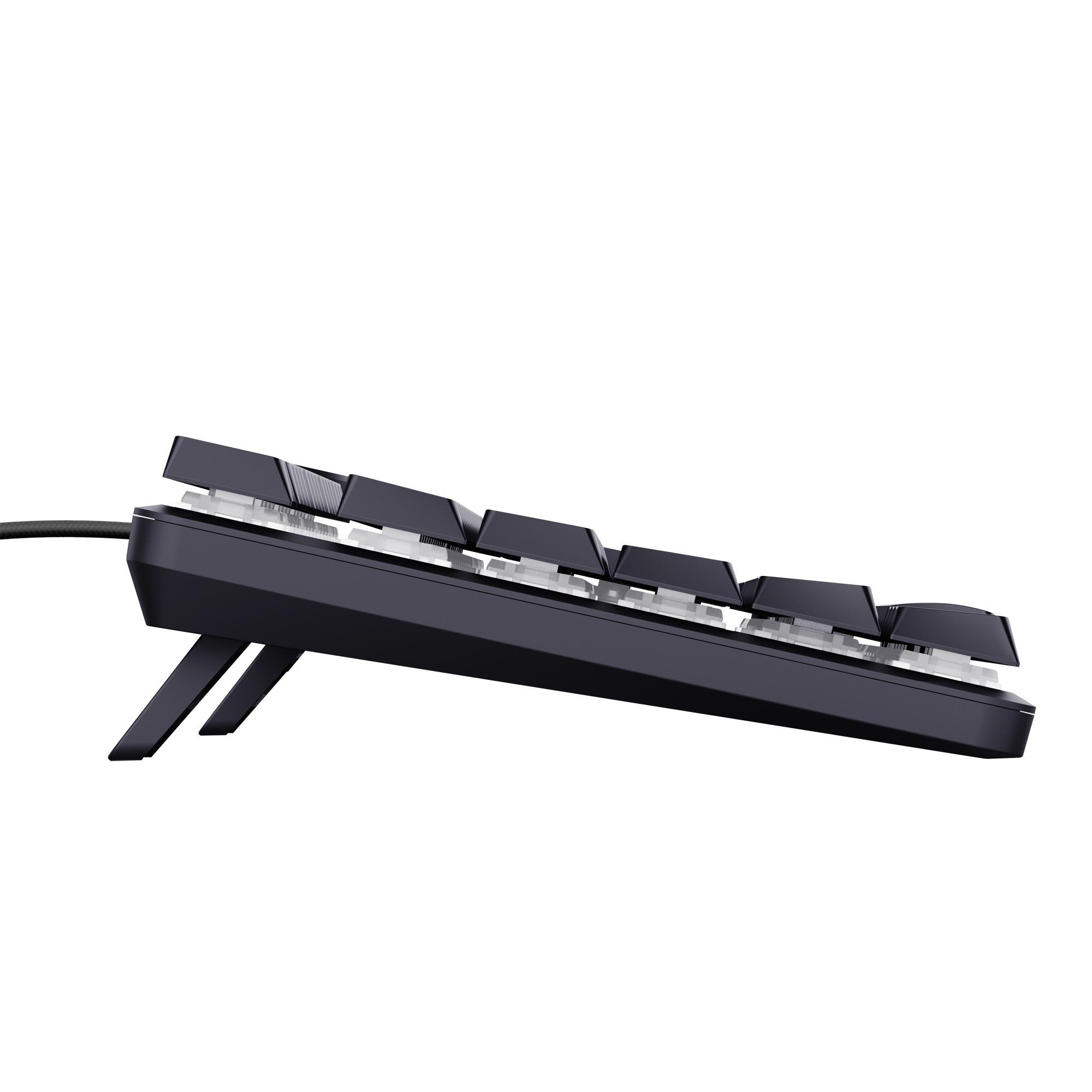 Trust gxt 866 torix hoogwaardig mechanisch gaming-toetsenbord, gaming toetsenbord (zwart, us lay-out, huano red, rgb)
