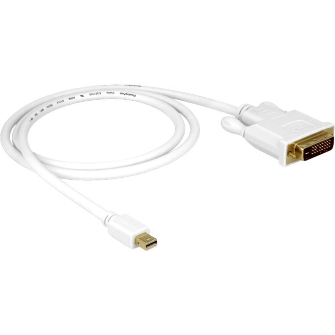 Delock mini displayport > dvi (24+1) adapter (wit, 1 meter)