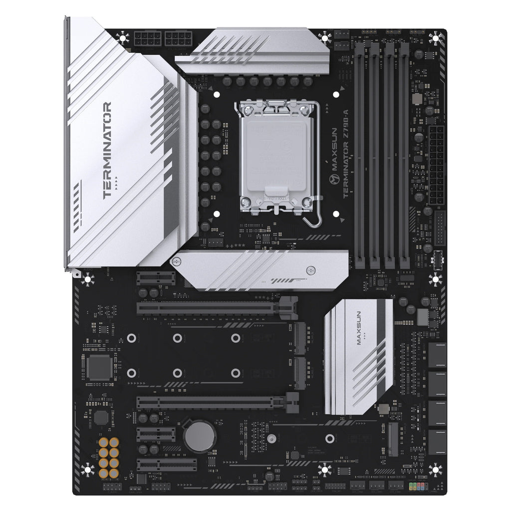 Maxsun ms-terminator z790-a socket 1700 moederbord (zwart, raid, 2.5 gb-lan, sound, atx)