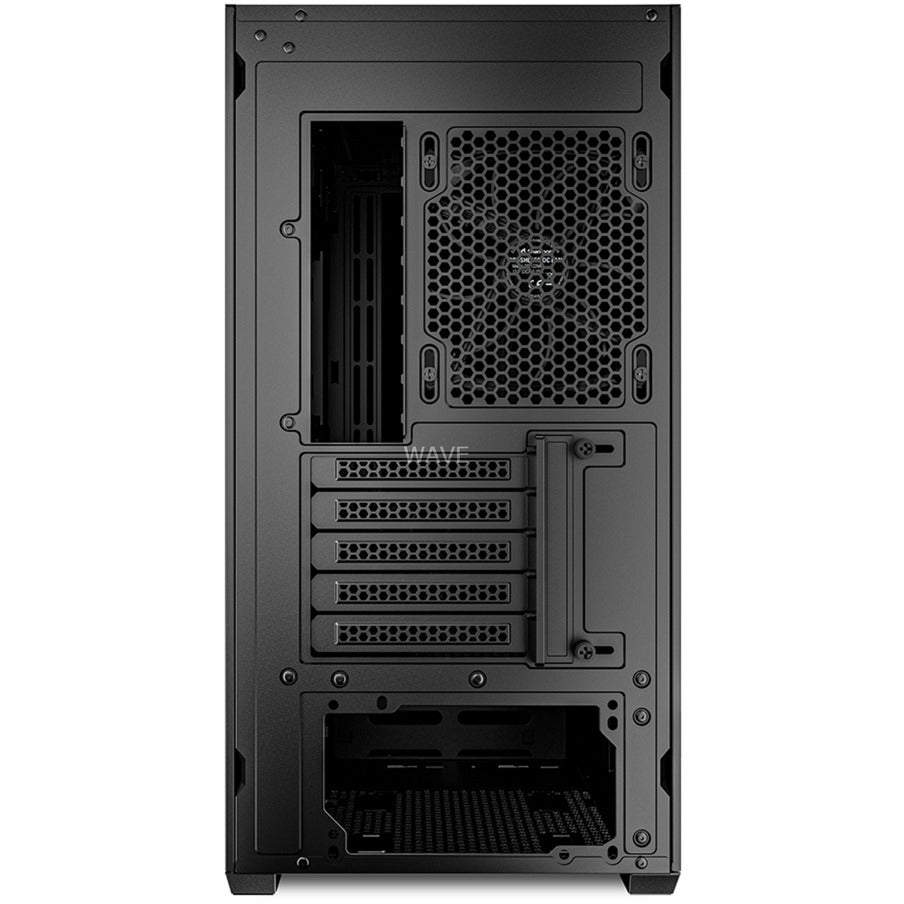 Sharkoon mk2 mini tower behuizing (zwart | 2x usb-a | 1x usb-c)