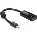 Delock mini displayport 1.1 > hdmi adapter (zwart, 12,7 centimeter)