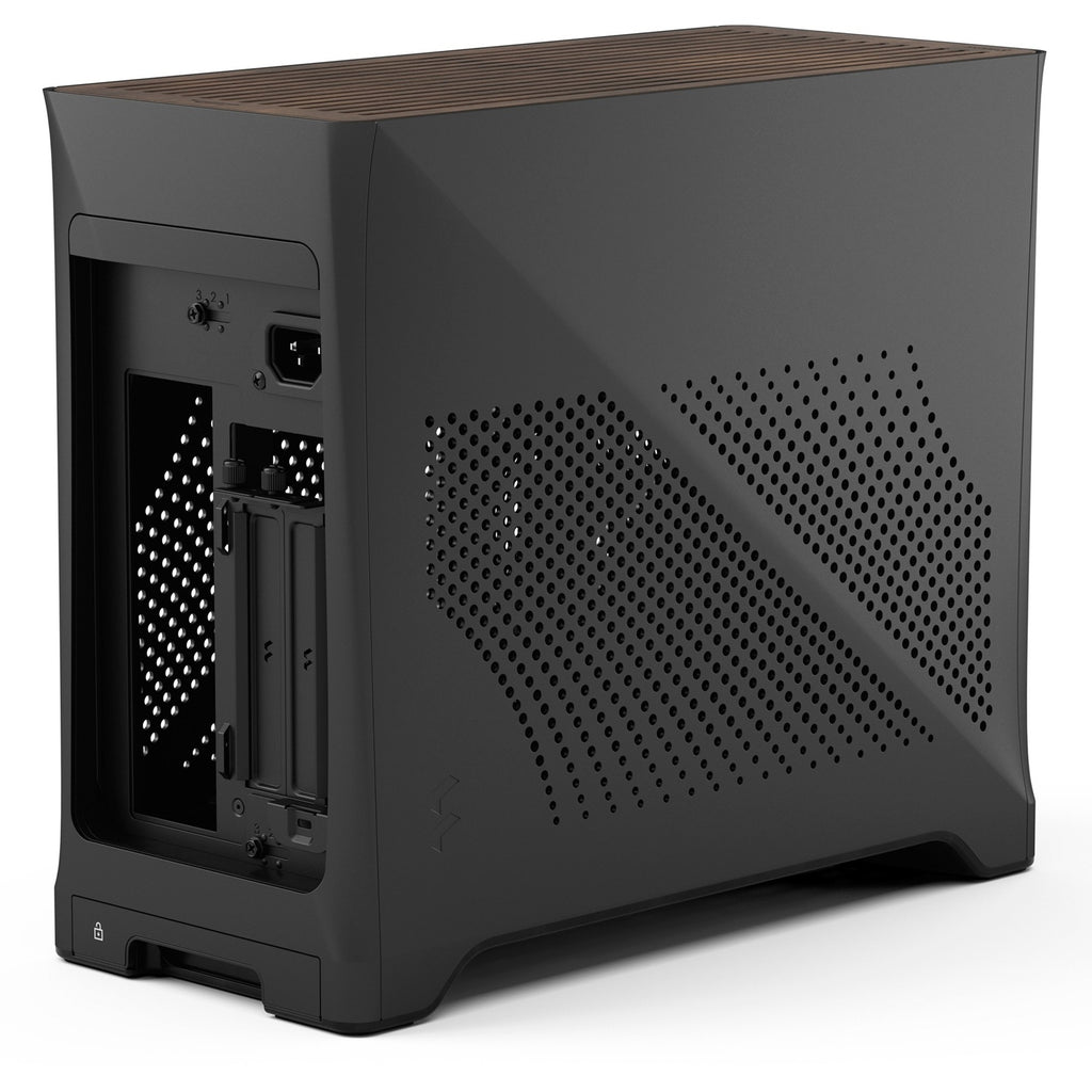 Fractal design era 2 charcoal mini tower behuizing (donkergrijs | 2x usb-a | 1x usb-c)