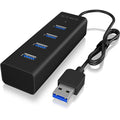 Icy box ib-hub1409-u3 4-port usb-hub (zwart)