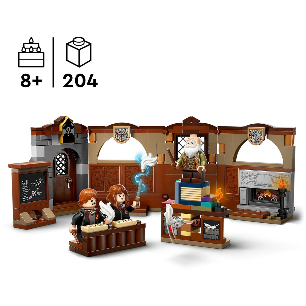 Lego harry potter - kasteel zweinstein: toverspreukenles constructiespeelgoed (76442)
