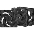 Arctic p14 pro reverse case fans (zwart, 3 stuks, 140 x 140 x 30 mm, pwm, 3 stuks)