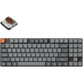 Keychron k13 max-h3, toetsenbord (zwart, us lay-out, gateron low profile 2.0 mechanical brown, 80%, rgb leds, low-profile double-shot pbt, hot swap, 2.4ghz | bluetooth 5.1 | usb-c)