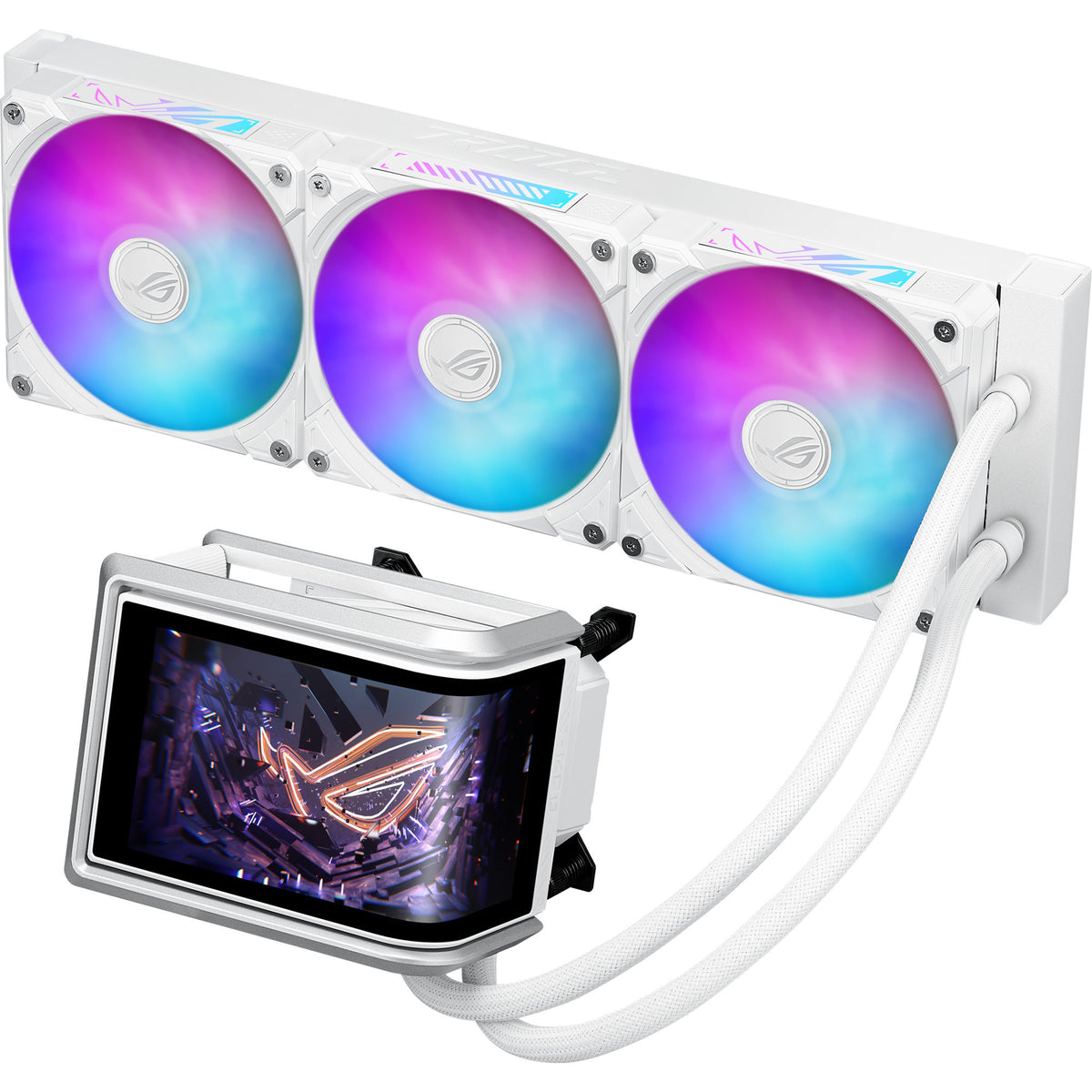 Asus rog ryuo iv 360 argb white edition waterkoeling (wit)