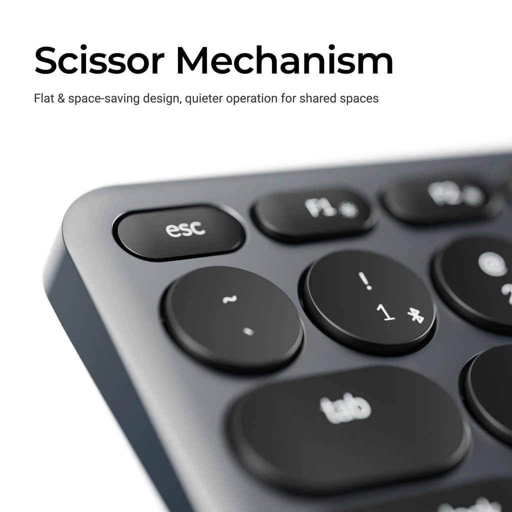 Keychron b4 pro-k8 toetsenbord (wit, us lay-out (qwerty), scissor switches, 96%, abs keycaps, 2.4 ghz | bluetooth | usb)