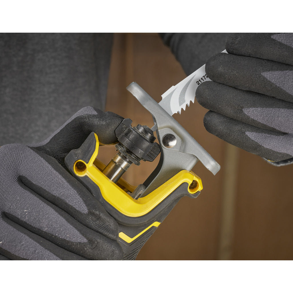 Stanley brushless v20 18v fatmax reciprozaag (zwart geel, accu, oplader en koffer inbegrepen)