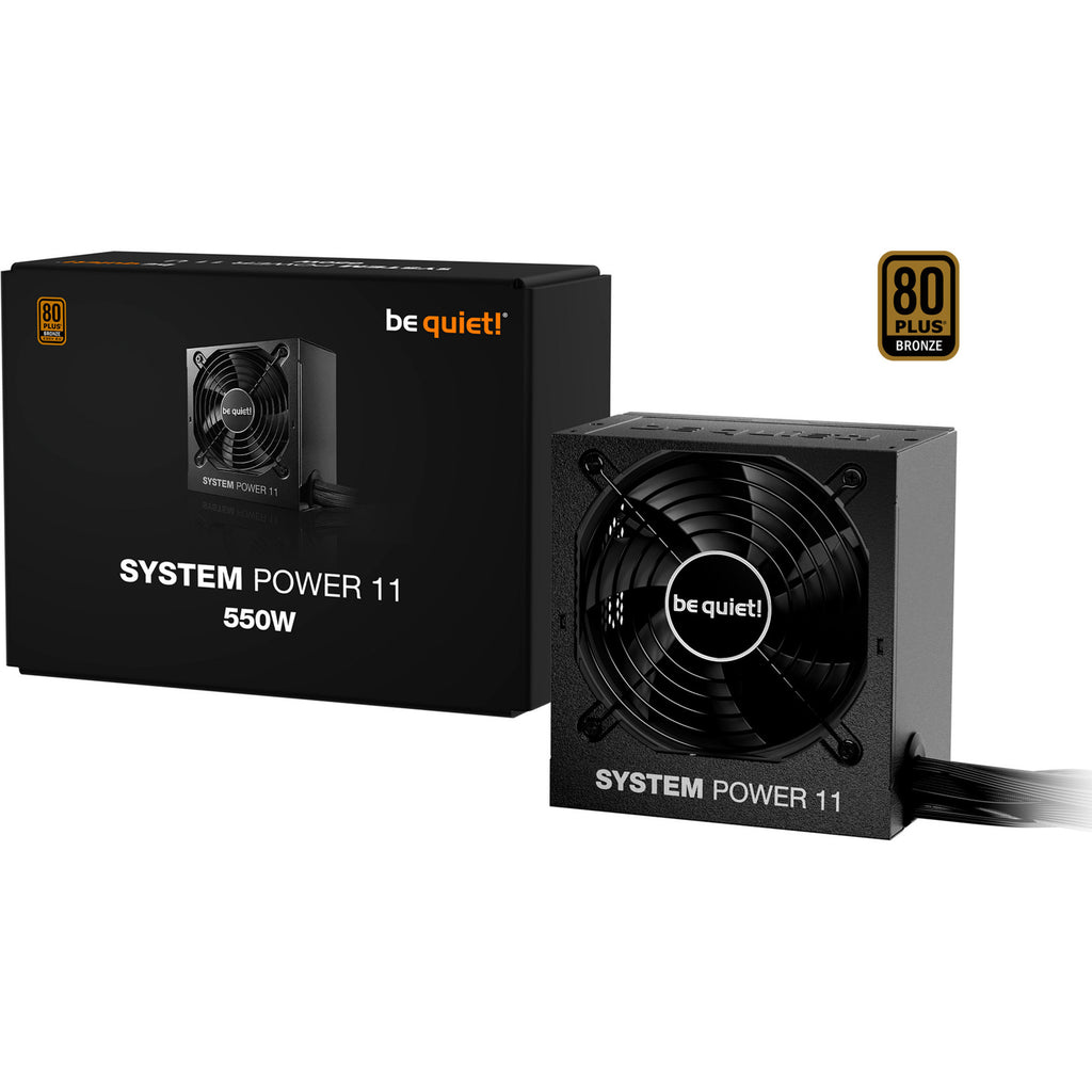 Be quiet! system power 11 550 watt voeding (zwart, 1x 12vhpwr, 2x pcie)