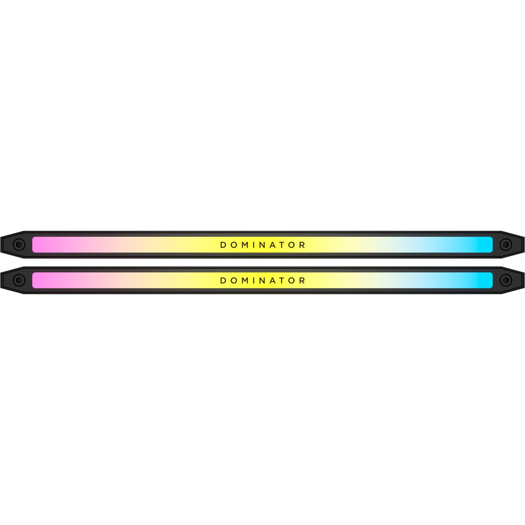 Corsair dominator titanium rgb 64 gb ddr5-6400 (2x 32 gb) werkgeheugen (zwart, cmp64gx5m2b6400c32, xmp 3.0)