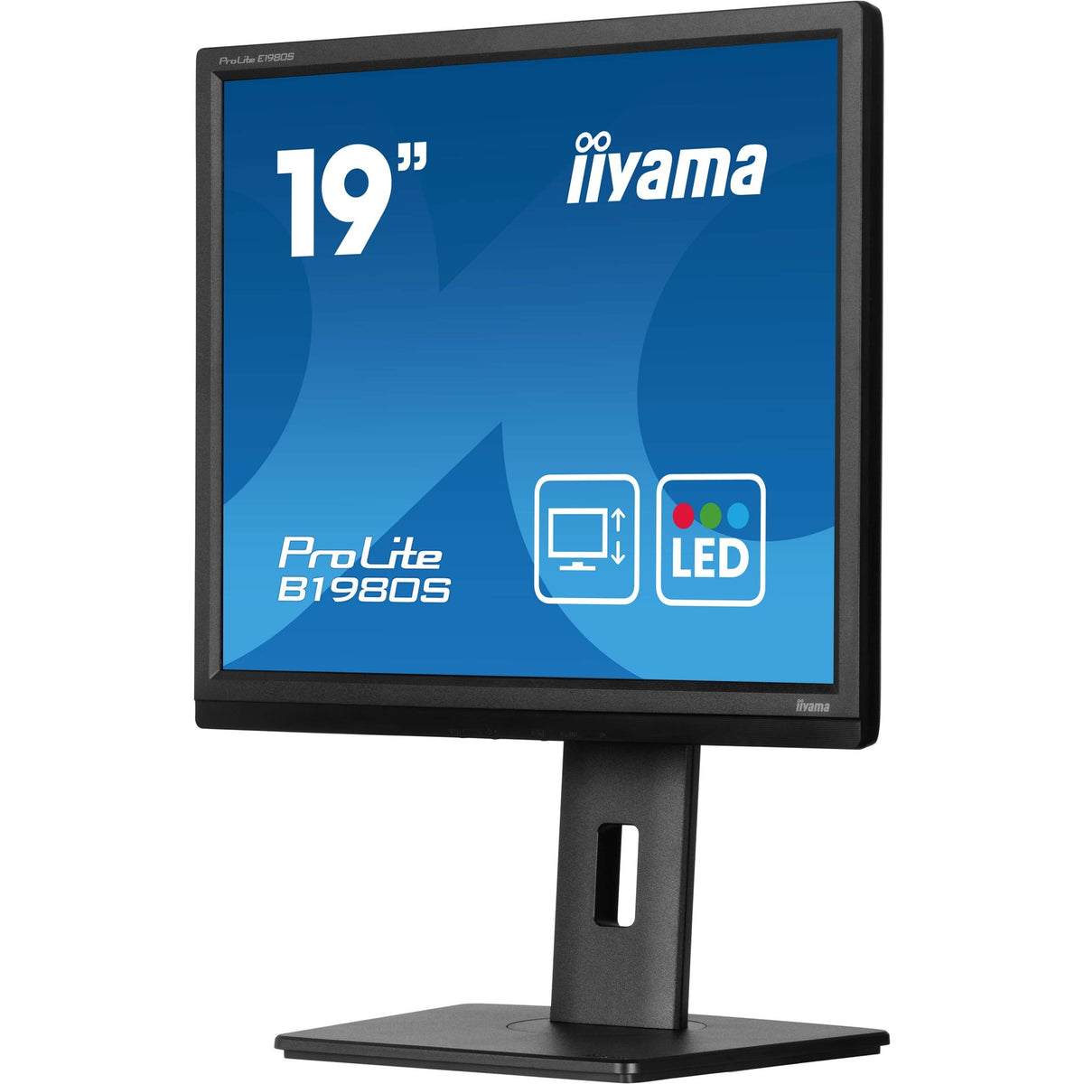 Iiyama prolite b1980s-b1 19 monitor (zwart, 1x displayport, 1x hdmi)