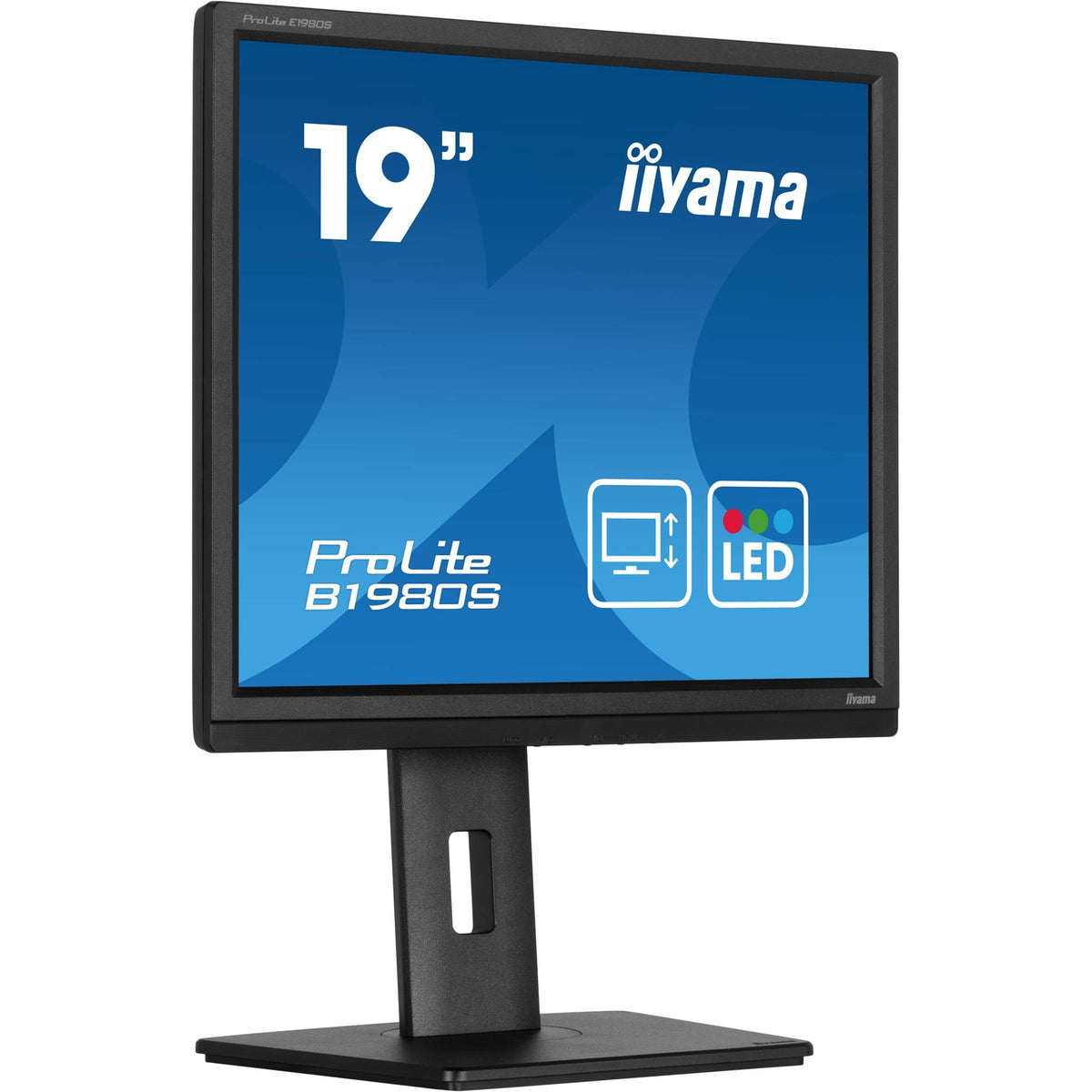 Iiyama prolite b1980s-b1 19 monitor (zwart, 1x displayport, 1x hdmi)