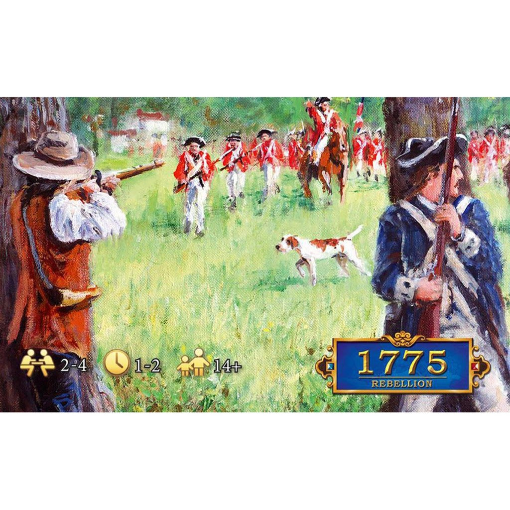 European player network 1775 rebellion: the american revolution bordspel (engels, 2 - 4 spelers, 60 - 240 minuten, vanaf 14 jaar)