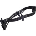 Silverstone adapter 4-pin molex > 4x 15-pin sata (zwart, pp07-btsb)