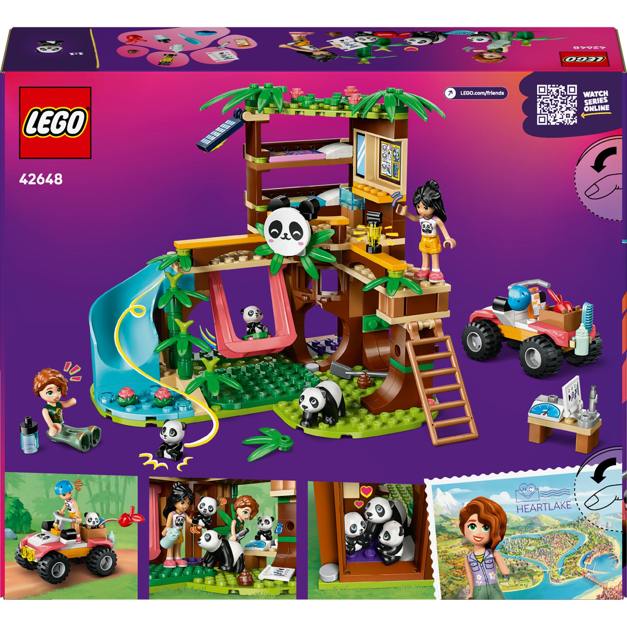 Lego ® friends de pandaopvang, bouwset, speelgoed - 42648