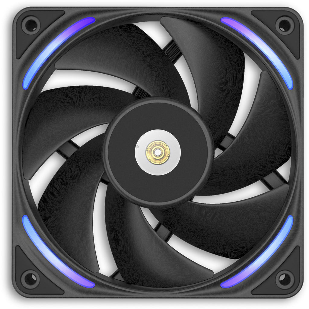 Nzxt f120x rgb case fan (zwart, 120 x 120 x 30 mm, pwm)