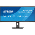 Iiyama prolite xcb3494wqsu-b1 34 curved ultrawide monitor (zwart, 2x hdmi, displayport, 2x usb-a, 2x usb-c)
