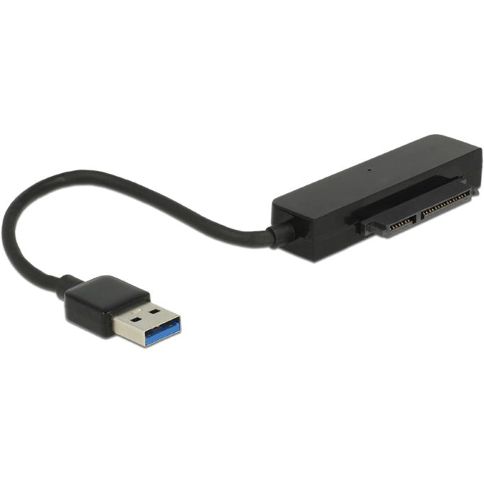 Delock usb-a 3.2 converter > sata 22-pin stekker (zwart, 0,15 meter)