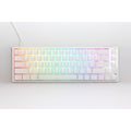 Ducky one 3 classic pure white sf, toetsenbord (wit, us lay-out, cherry mx brown, rgb led, double-shot pbt, hot-swappable, quack mechanics, 65%)