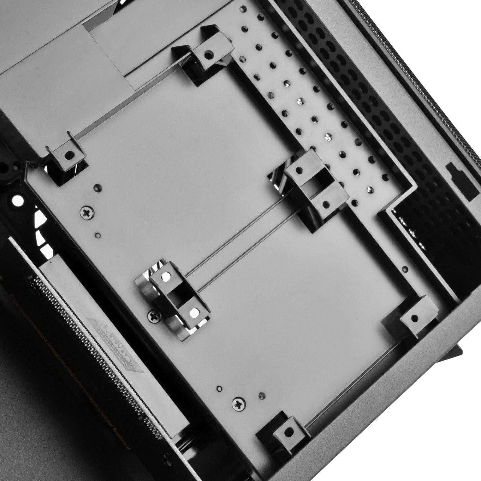 Silverstone sst-ftz01b-e desktop behuizing (zwart | 2x usb-a)