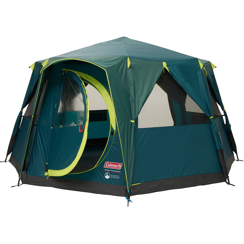 Coleman octagon blackout tent (donkergroen)