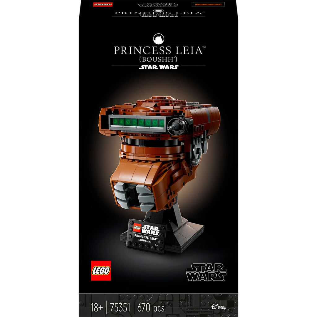Lego star wars - prinses leia (boushh) helm constructiespeelgoed (75351)