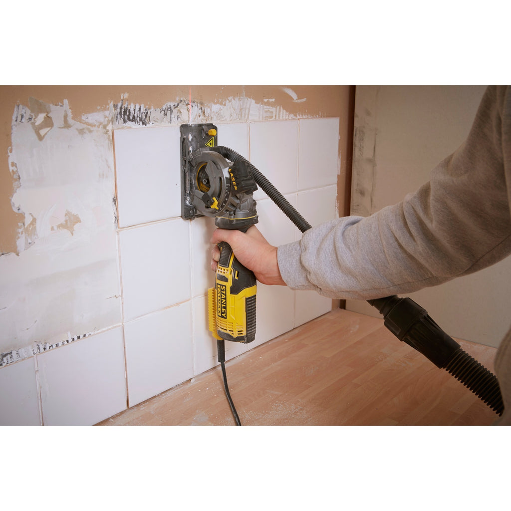 Stanley fatmax 650w multimateriaalzaag handcirkelzaag (geel zwart, met koffer)
