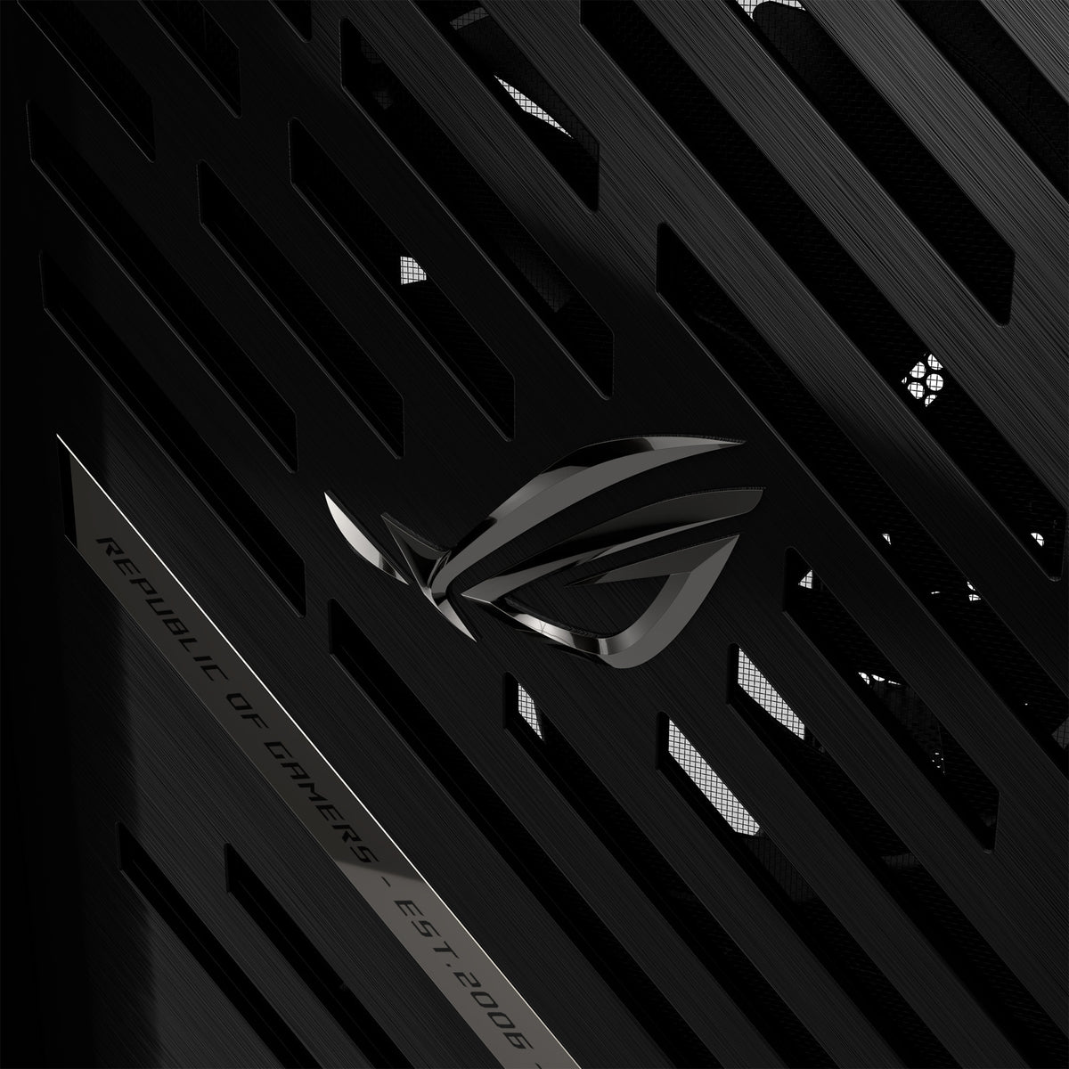 Asus rog strix helios ii gx601s midi tower behuizing (zwart | 4x usb-a | 2x usb-c | rgb | tempered glass)