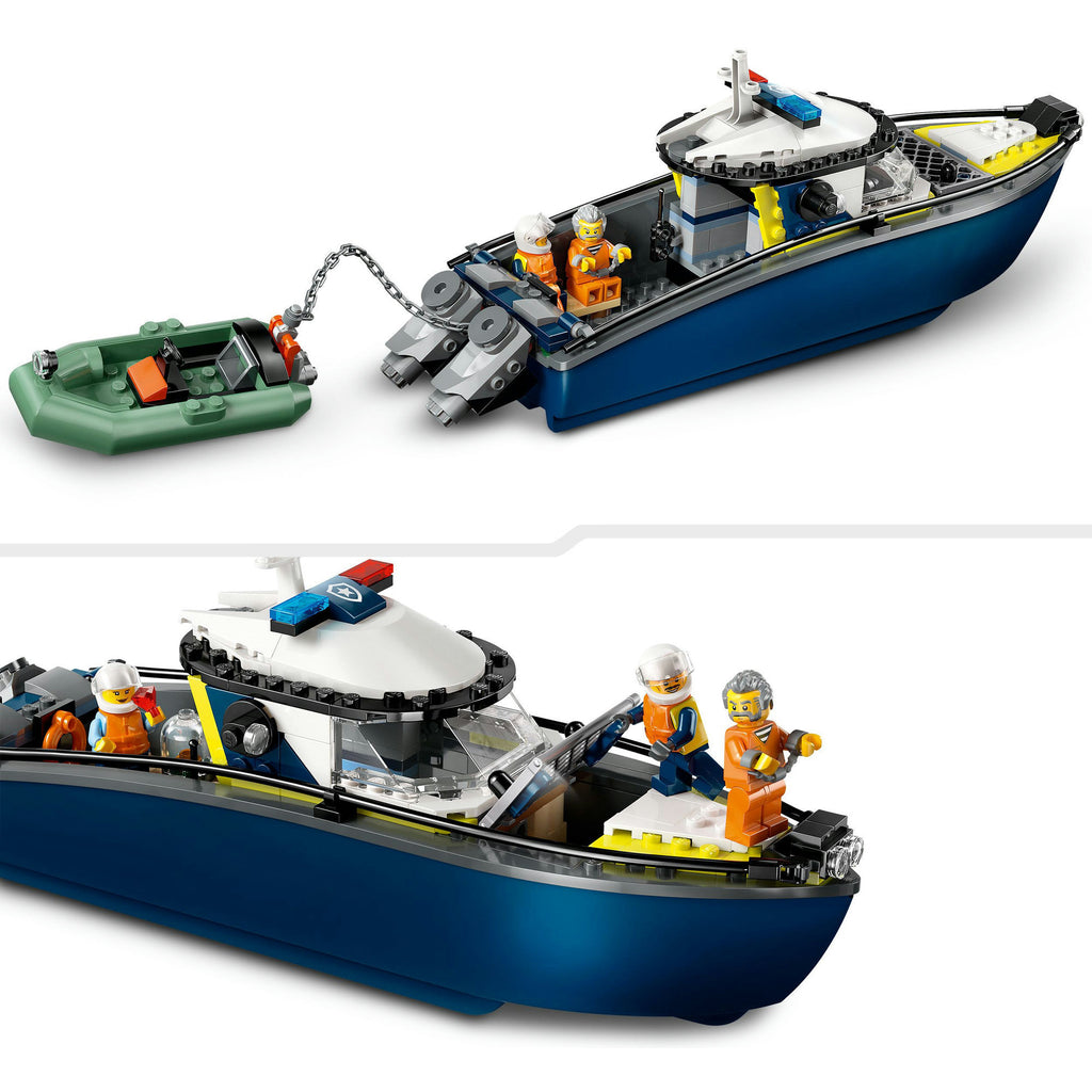 Lego City 60456 Verteidigungstruppe mit Polizeiboot