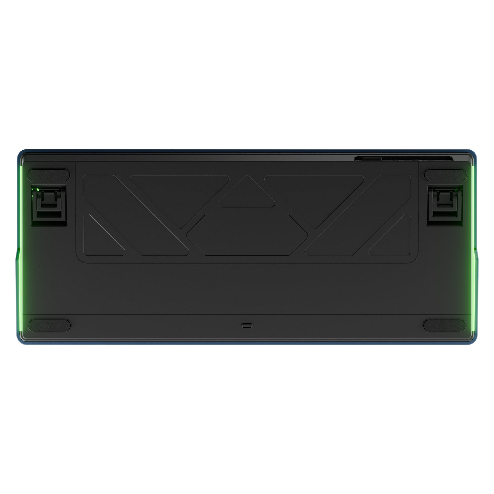 Ducky ok-m-75 rgb mechanisch toetsenbord (zwart, us lay-out (qwerty), ktt linear, 75%, rgb, hot-swap, pbt, 2.4 ghz | bluetooth | usb-c)