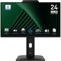 Msi pro mp242pmg 23.8 monitor (zwart, hdmi, displayport, vga, 2x usb-a, usb-b, 120 hz)