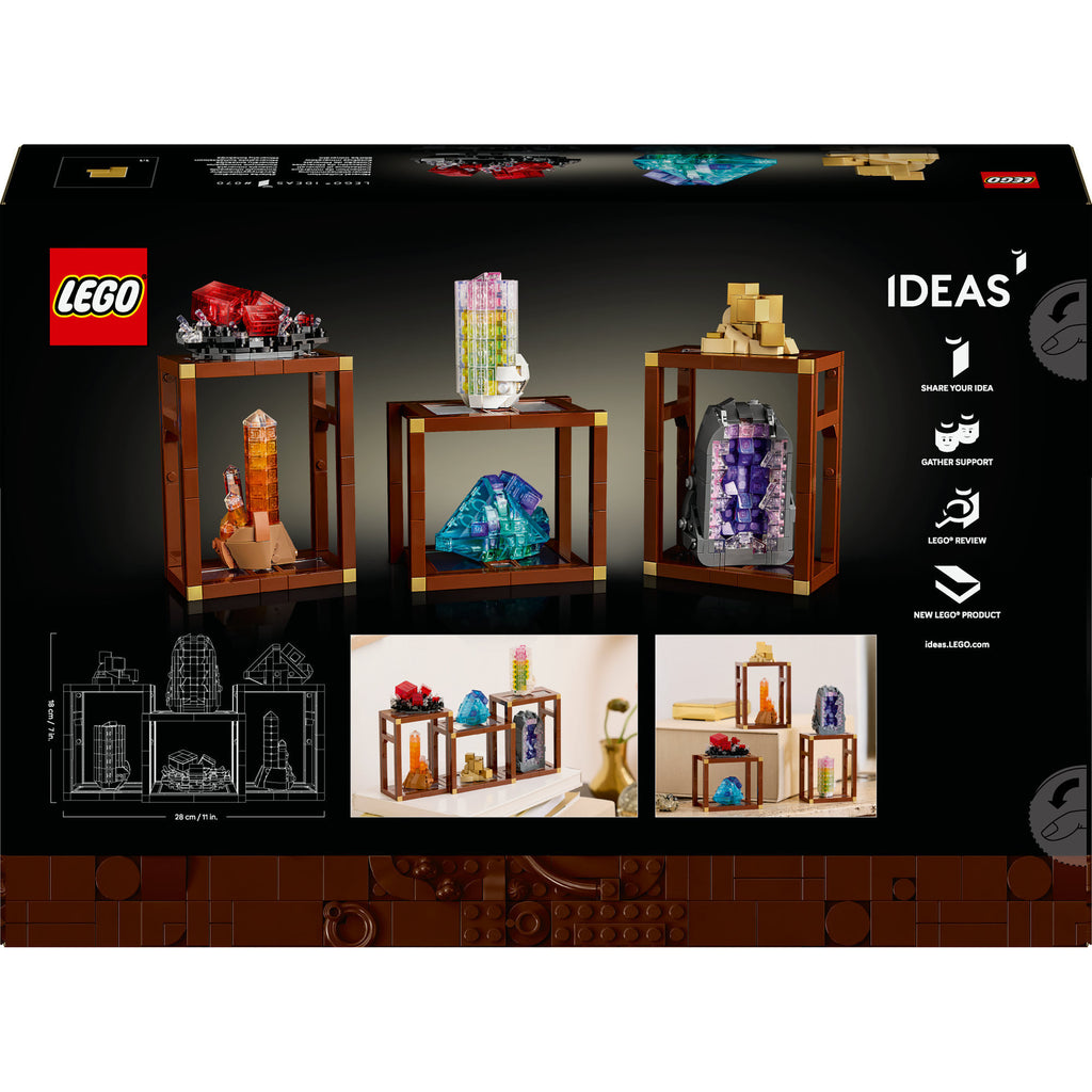 Lego ideas mineralenverzameling, bouwpakket voor volwassenen 21362