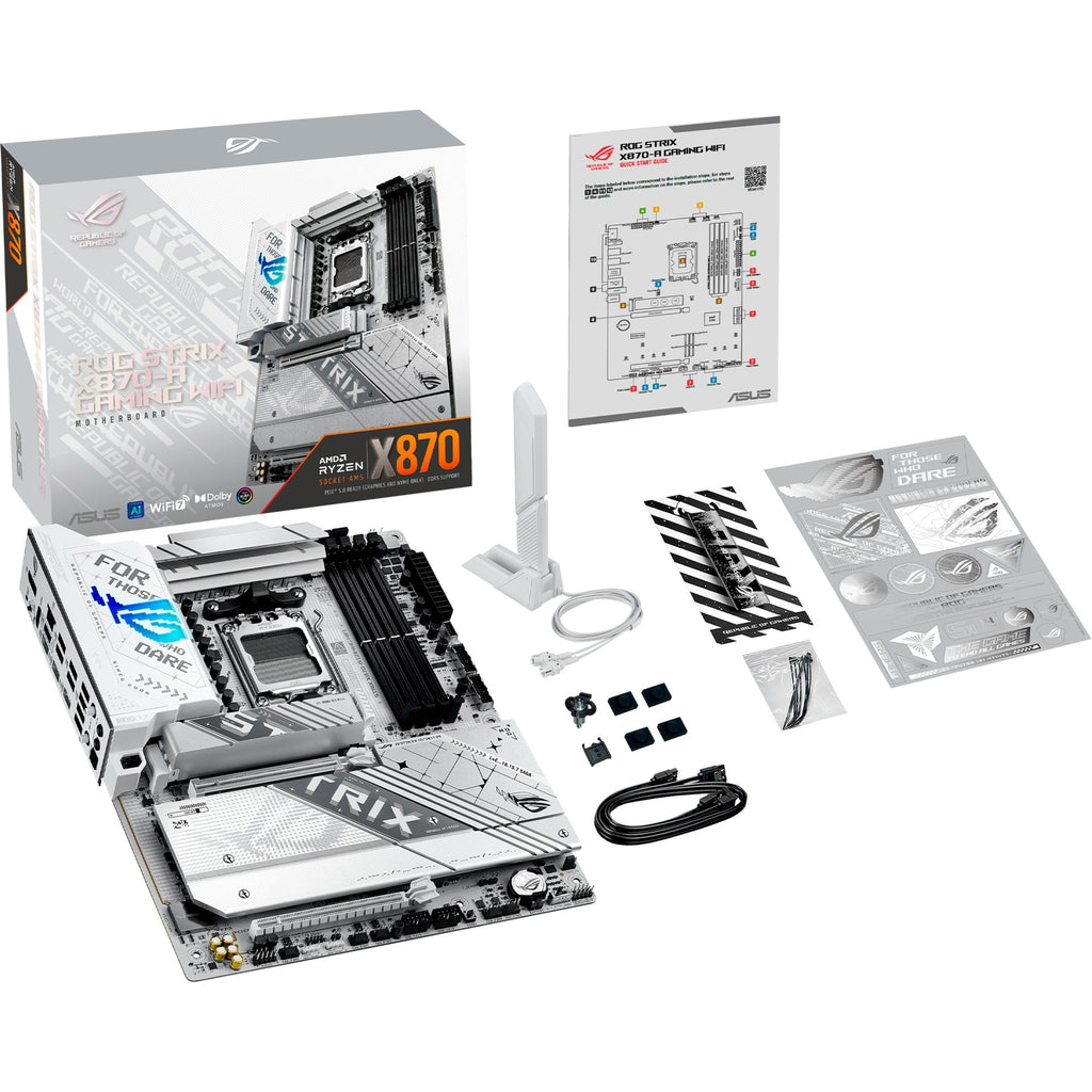 Asus rog strix x870-a gaming wifi socket am5 moederbord (2,5gb-lan, wi-fi 7, bt, sound, atx)