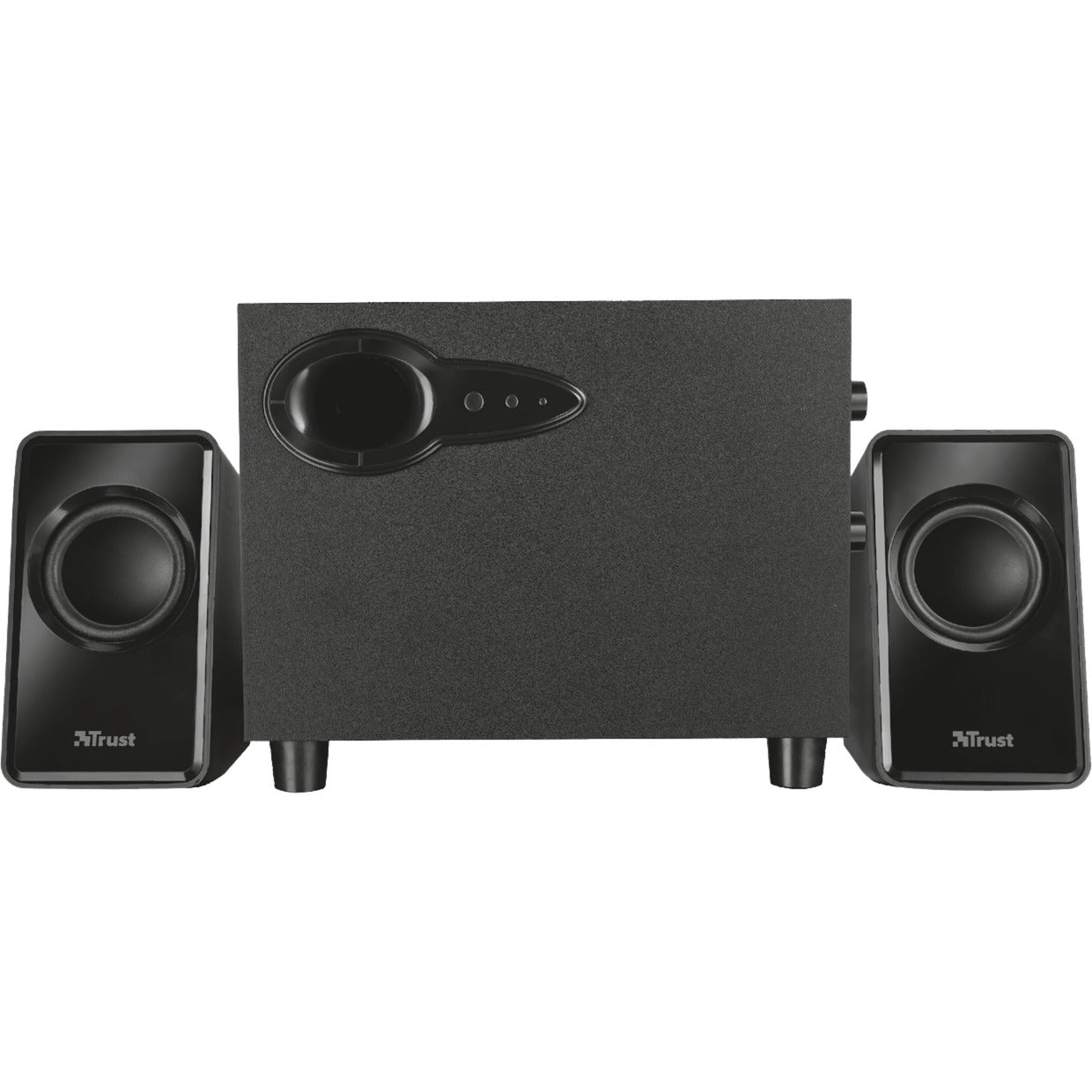 Trust avora 2.1 subwoofer speaker set pc-luidspreker (zwart, 20442)